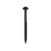 Blackjax Woodscrews - PZ - Round - Black Organic - 8 x 2