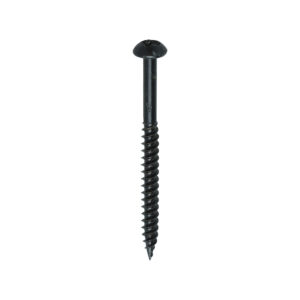 Blackjax Woodscrews - PZ - Round - Black Organic - 8 x 2