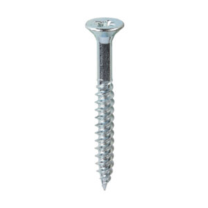 Timco Box of 200 x Twin Woodscrew PZ3 CSK Zinc - 12 x 2 - 00122CWZ