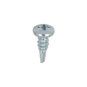 Timco Box of 1000 x Pan Screw PH2 S/DRILL No3 Zinc - 8 x 1/2 - 00812PPSD