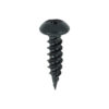Timco Blackjax Woodscrews - PZ - Round - Black Organic - 8 x 5/8
