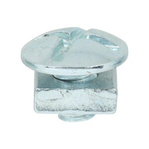 Timco Box of 200 x Roofing Bolt & SQ Nut Zinc - M6 x 8 - 0608RB