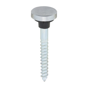 Timco Mirror Screws - Zinc - Chrome Flat 8 x 1 1/2 - TIMpac of 8 - 08112FCMIRP
