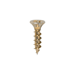 Timco Solo Chipboard & Woodscrews - 3.5 x 15 - PZ - Double Countersunk - Yellow - Box of 200 - 35015SOLOC