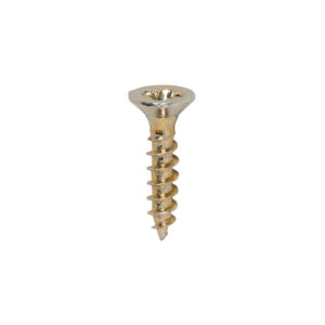 Timco Classic Multi-Purpose Screws - Yellow 3.5 x 16 - PZ - Double Countersunk - Box of 200 - 35016CLAF