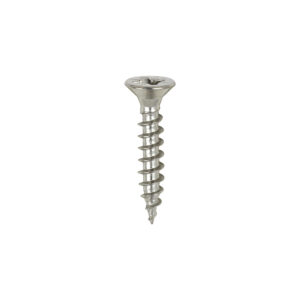 Timco Classic Multi-Purpose Screws - 3.5 x 20 - PZ - Double Countersunk - A4 Stainless Steel - Box of 200 - 35020CLA4