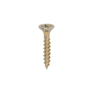 Timco Classic Multi-Purpose Screws - Yellow 3.5 x 20 - PZ - Double Countersunk - Box of 200 - 35020CLAF