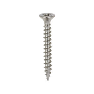Timco Classic Multi-Purpose Screws - 3.5 x 30 - PZ - Double Countersunk - A4 Stainless Steel - Box of 200 - 35030CLA4