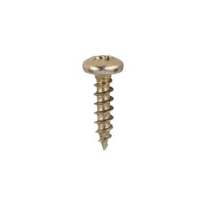 Timco Classic Multi-Purpose Screws - Yellow 4.0 x 16 - PZ - Pan Head - Box of 200 - 40016CLAP