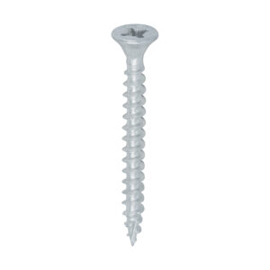 Timco C2 Exterior Strong-Fix Multi-Purpose Premium Screws - Silver 4.0 x 40 - PZ - Double Countersunk - Tub of 350 - 40040C2S