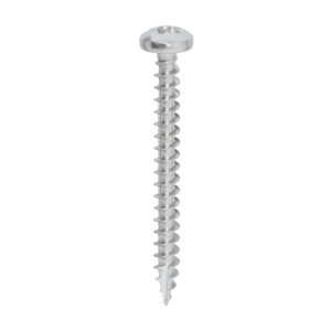 Timco Classic Multi-Purpose Screws - 4.0 x 40 - PZ - Pan Head - A2 Stainless Steel - Box of 200 - 40040CLAPSS