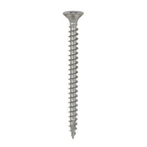 Timco Classic Multi-Purpose Screws - 4.0 x 50 - PZ - Double Countersunk - A4 Stainless Steel - Box of 200 - 40050CLA4