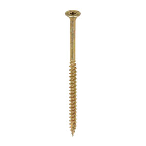 Timco C2 Clamp-Fix Multi-Purpose Premium Screws - Yellow 4.5 x 80 - TX - Double Countersunk - Box of 200 - 45080C2C