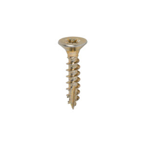 Timco Classic Multi-Purpose Screws - Yellow 5.0 x 25 - PZ - Double Countersunk - Box of 200 - 50025CLAF
