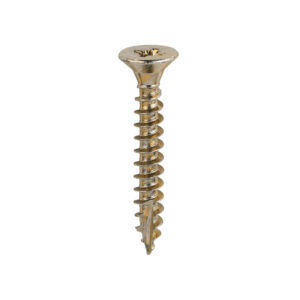 Timco Classic Multi-Purpose Screws - Yellow 5.0 x 35 - PZ - Double Countersunk - Box of 200 - 50035CLAF
