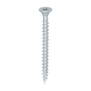 Timco C2 Exterior Strong-Fix Multi-Purpose Premium Screws - Silver 5.0 x 60 - PZ - Double Countersunk - Tub of 150 - 50060C2S