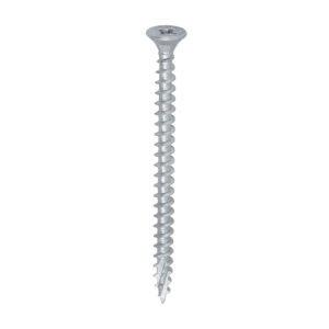 Timco C2 Exterior Strong-Fix Multi-Purpose Premium Screws - Silver 5.0 x 70 - PZ - Double Countersunk- Tub of 120 - 50070C2S