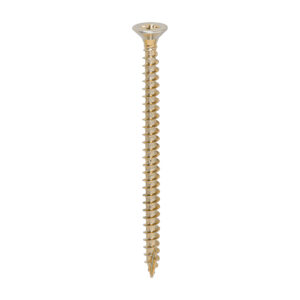 Timco Classic Multi-Purpose Screws - Yellow 5.0 x 75 - PZ - Double Countersunk - Box of 200 - 50075CLAF