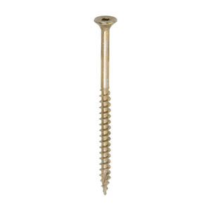 Timco C2 Clamp-Fix Multi-Purpose Premium Screws - Yellow 5.0 x 80 - TX - Double Countersunk - Box of 200 - 50080C2C