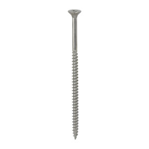 Timco Classic Multi-Purpose Screws - 5.0 x 100 - PZ - Double Countersunk - A4 Stainless Steel - Box of 100 - 50100CLA4