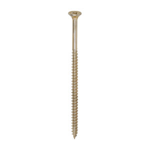 Timco Classic Multi-Purpose Screws - Yellow 5.0 x 100 - PZ - Double Countersunk - Box of 100 - 50100CLAF
