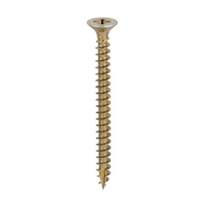 Timco Classic Multi-Purpose Screws - Yellow 6.0 x 70 - PZ - Double Countersunk - Box of 200 - 60070CLAF