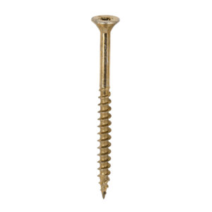 Timco C2 Clamp-Fix Multi-Purpose Premium Screws - Yellow 6.0 x 80 - TX - Double Countersunk - Box of 200 - 60080C2C