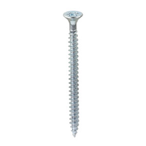 Timco Box of 200 x Solo Woodscrew PZ3 CSK Zinc - 6.0 x 80 - 60080SOLOZ