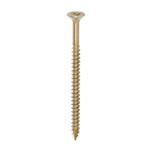 Timco Classic Multi-Purpose Screws - Yellow 6.0 x 90 - PZ - Double Countersunk - Box of 100 - 60090CLAF