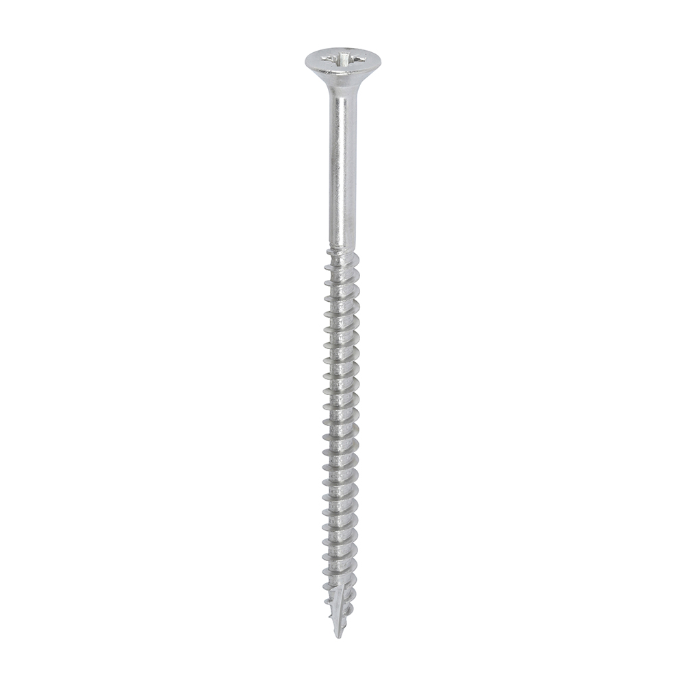 Timco Classic Multi-Purpose Screws - 6.0 x 100 - PZ - Double Countersunk -  A2 Stainless Steel - Box of 100 - 60100CLASS - Online Fixings