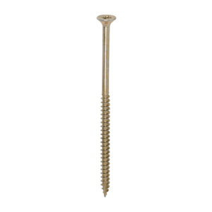Timco Classic Multi-Purpose Screws - Yellow 6.0 x 120 - PZ - Double Countersunk - Box of 100 - 60120CLAF