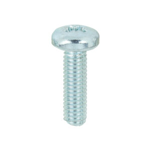 Timco Box of 100 x Machine Screw PZ3 PAN Zinc - M6 x 20 - 6020PPM