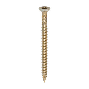 Timco C2 Clamp-Fix Multi-Purpose Premium Screws - Yellow 8.0 x 100 - TX - Double Countersunk - Box of 100 - 80100C2C