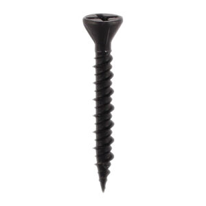 Timco Box of 1000 x Dense Board Screw PH2 Black - 3.9 x 45 - 00045DRYD