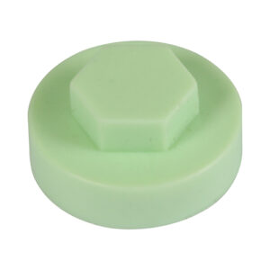 Timco Bag of 1000 x Hex Cover Cap - Eau de Nil - 16mm - 1614E49CAP