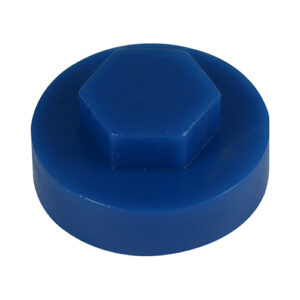 Timco Bag of 1000 x Hex Cover Cap - Gentian Blue - 16mm - 16RAL5010CAP