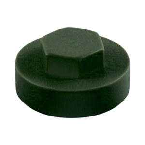 Timco Bag of 1000 x Hex Cover Cap - Juniper Green - 16mm - 1612B29CAP