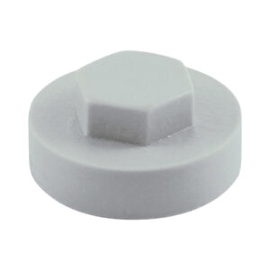 Timco Bag of 1000 x Hex Cover Cap - Oyster - 16mm - 16RAL7035CAP