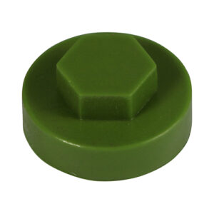 Timco Bag of 1000 x Hex Cover Cap - Sage - 16mm - 1612D45CAP