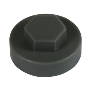 Timco Bag of 1000 x Hex Cover Cap - Slate Grey - 16mm - 16RAL7012CAP