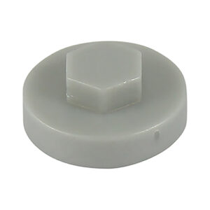 Timco Box of 1000 x Hex Cover Cap - White - 16mm - 1600E55CAP