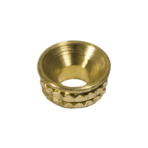 Shop Knurled Brass Insert Screw Cups