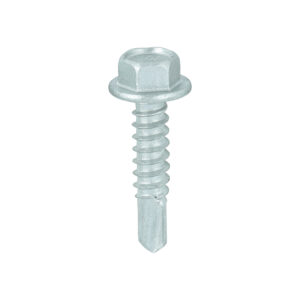 Timco Box of 100 x Hex Screw S/DRILL No3 EXT - 5.5 x 25 - L25B