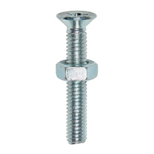 Shop Machine Screw & Hex Nut - Countersunk