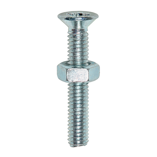 Shop Machine Screw & Hex Nut - Countersunk
