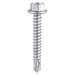 Timco Box of 500 x Hex Screw S/DRILL No3 Zinc - 12 x 3/4 - 01234HWSD