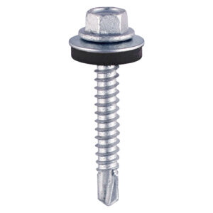 Timco Bag of 100 x Hex No.3 S/Dr Screw W16 - BZP - 5.5 x 19 - ZL19W16