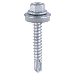 Timco Box of 100 x Hex Screw W16 S/DRILL No5 Zinc - 5.5 x 55 - ZH55W16B