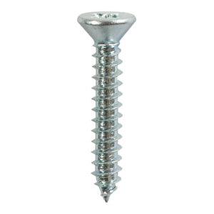 Timco Self-Tapping Screws - 6 x 3/4 - PZ - Countersunk - Zinc - TIMpac of 25 - 00634CCAZP