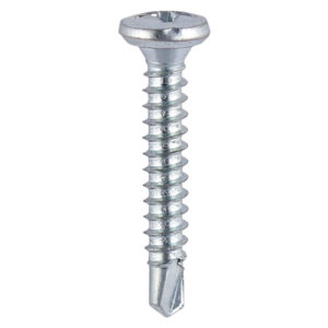 Timco Box of 1000 x S/Drill PVC Friction Screw BZP - 3.9 x 25 - 137Z